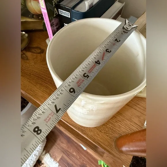 9” Vegetable Jar Vase Glass Cottagecore Carrots Mushroom - Picture 7 of 7